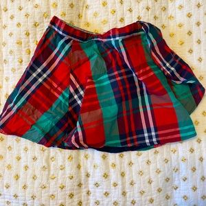 Plaid Holiday Skirt